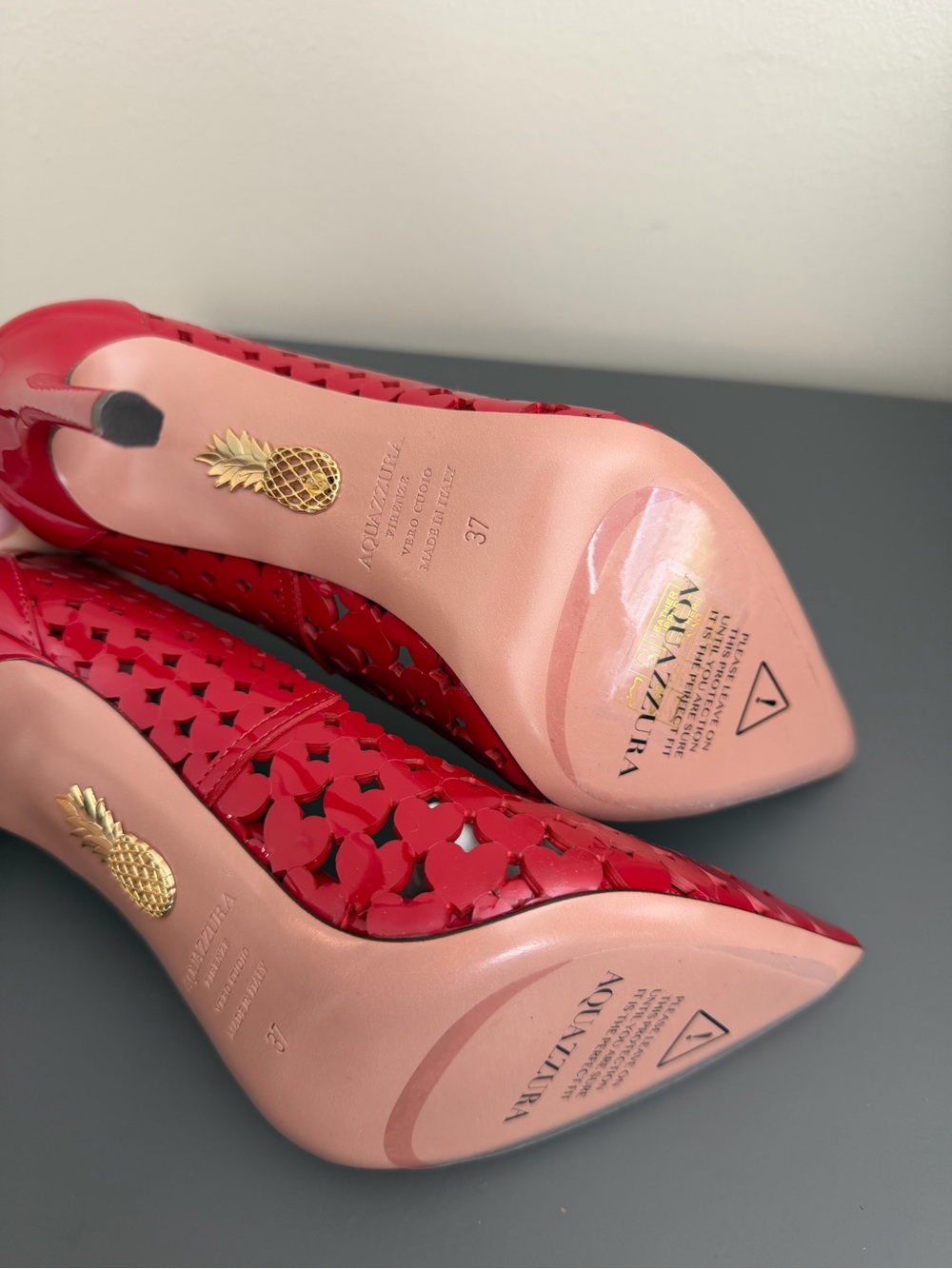 Aquazzura 105mm Amourose pumps, size 37 - Picture 4 of 5